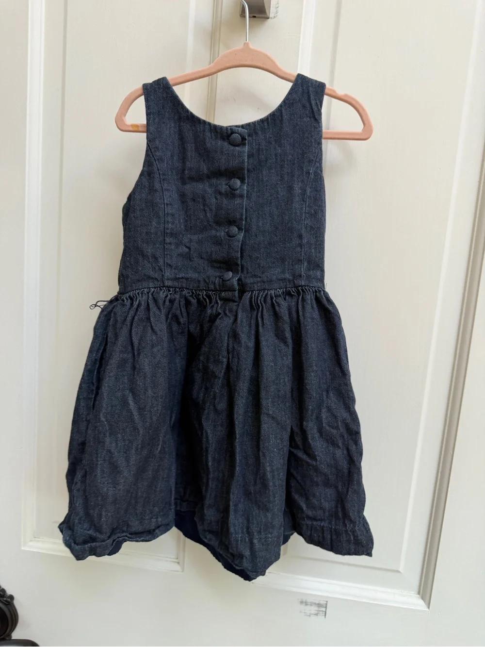 Polo by Ralph Lauren Girls 4 4T Dark Blue Denim Tank Top Formal Dress